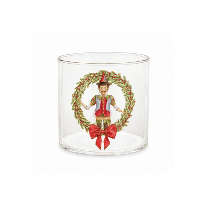 Bicchiere in Borosilicato con Scatola – Vintage Toys Soldatino di Natale.