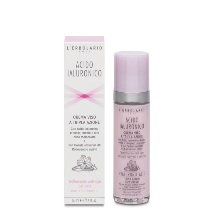Crema Viso per Pelli Normali e Secche Acido Ialuronico