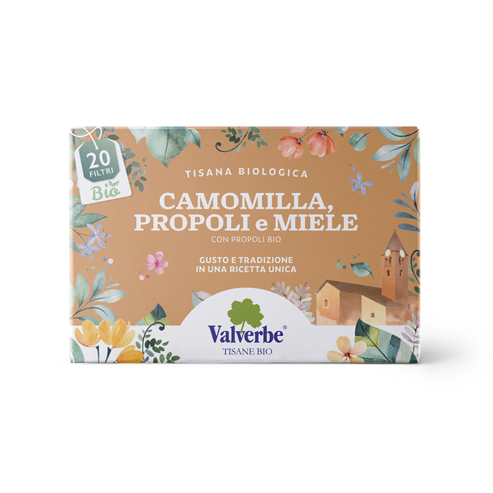 Tisana Camomilla propoli e miele 20 Filtri